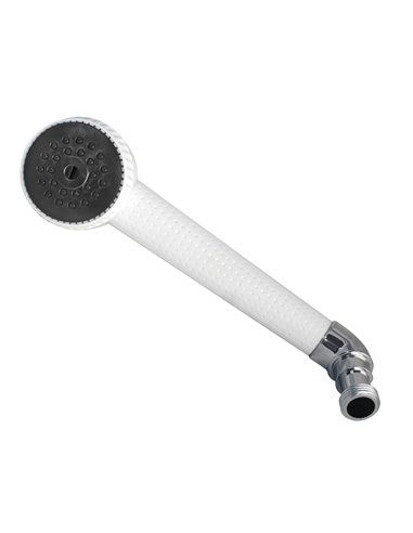 White Shower Handle