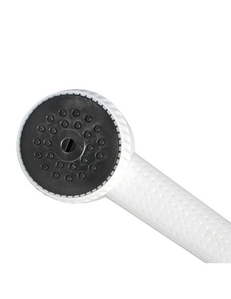 Poignée de douche blanche