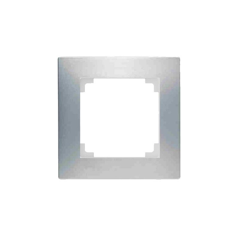 Marco de un elemento 55x55mm PLATA LUNA BJC VIVA 23201-PL