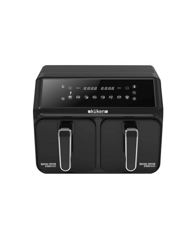 FREIDORA SIN ACEITE DOBLE DIGITAL KÜKEN 8 LITROS 2200W