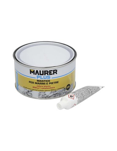 Masilla Para Marmol 500ml Blanca Con Catalizador.