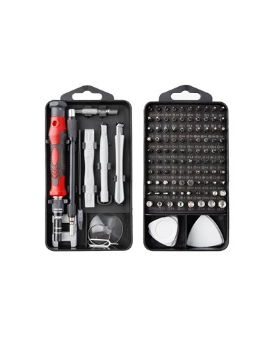 117-piece repair screwdriver kit