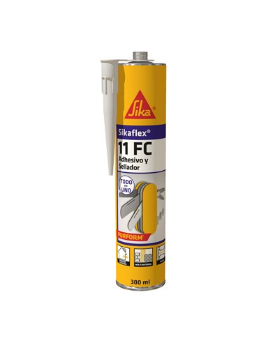 Adhesivo y sellador a base de poliuretano “SikaFlex-11FC Purform” color beige 300ml SIKA