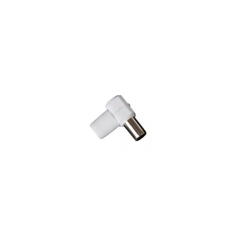 Conector TV acodado hembra blindado 9.5mm 