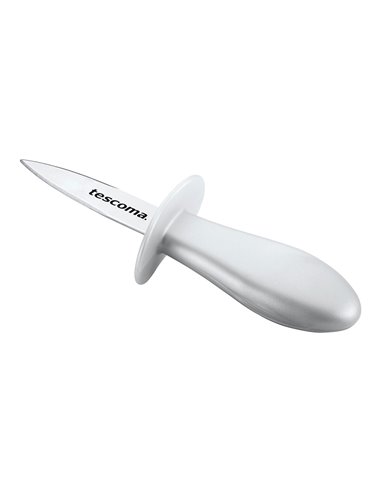 Cuchillo abre-ostras “Presto Seafood” color blanco fabricado en acero inoxidable de alta calidad y plástico resistente y apto pa