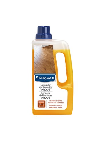 Limpiador abrillantador para parquet 1l STARWAX