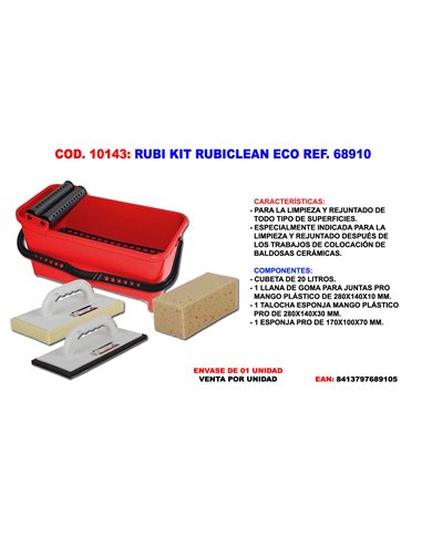 RUBI KIT RUBICLEAN ECO REF 68910