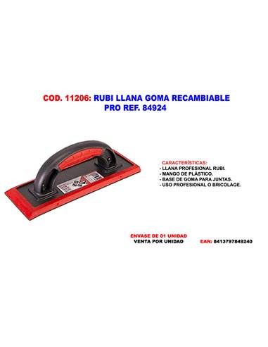 RUBI LLANA GOMA RECAMBIABLE PRO 84924