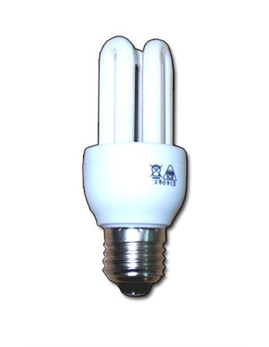 LUZ DLU LAMPARA ELECTRON.3U/T3 230V E27 CORTA  11WFRIA FLS36042