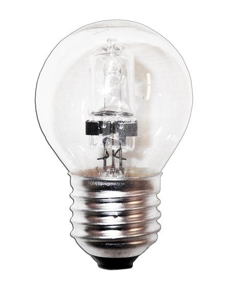 LUZ DLU LAMPARA HALOG.ESFERICA CLARA ECO30 230V-42W E27 FLE3U040
