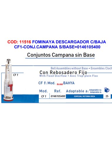 FOMINAYA DESCARGADOR CISTERNA BAJA CF1-CAMPANA S/BASE0146105400