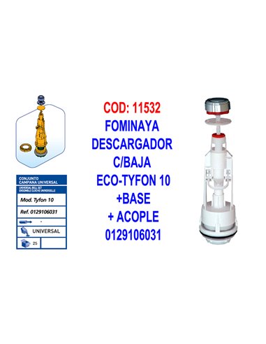 FOMINAYA DESCARGADOR CISTERNA BAJA ECOTYFON10+BAS+ACO0129106031