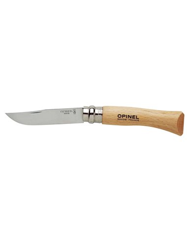 OPINEL NAVAJA INOX N�7 VIROLA BLOQUEO HOJA 8,0CM04427VRI