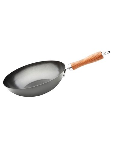 WECOOK WOK DE ACERO AL CARBONO 28 CM ANTIADHERENTE 2 CAPAS20028