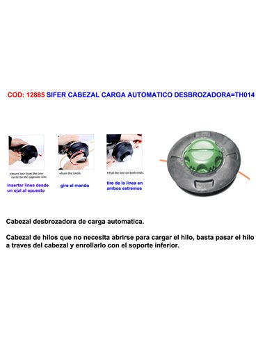 SIFER CABEZAL CARGA AUTOMATICO DESBROZADORATH014(5458)