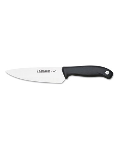 3 CLAVELES CUCHILLO EVO PL.COCINERO 15 CM-6" E01355