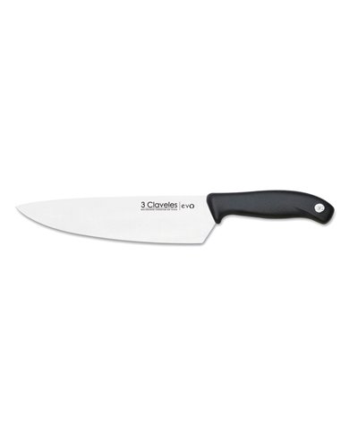 3 CLAVELES CUCHILLO EVO PL.COCINERO 20 CM-8" E01357