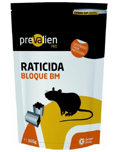 MATABI PREVALIEN PRO RATICIDA BLOQUE  300 GR 8P8.00.01.300