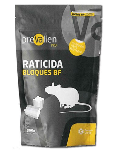 PREVALIEN PROFESIONAL RATICIDA BLOQUE BF BRODIFACOUM 300 GR 