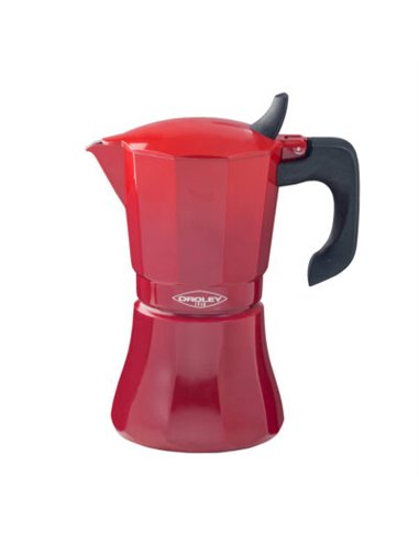 OROLEY CAFETERA PETRA ROJA INDUCCCION 6 TAZAS 215090311