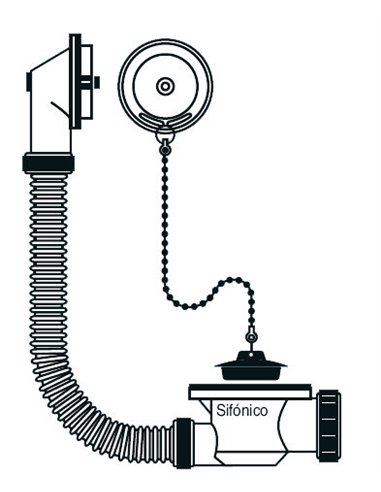 TECNO CONJUNT.BA�ERA INOX ORI.1-1/2 (T64B) 50515