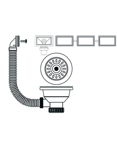 TECNO VALVULA CESTA INOX.115-SALD.40 (T72) 50340