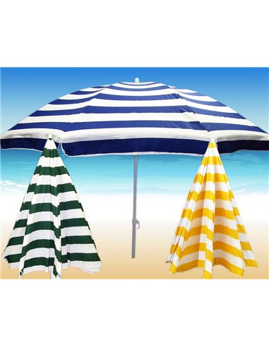 PLAYA FINSTOCK PARASOL H.PINT.EPOXY BLA.2.00 MT/8V/22-25MM72000