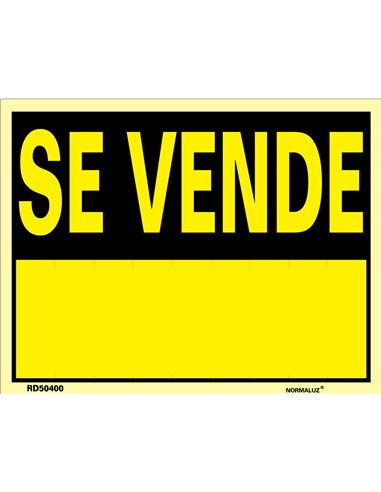 NORMALUZ SE�AL LUMINISCENTE "SE VENDE " 35x45RD50400