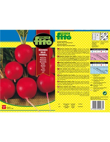 SEMILLAS FITO HORTICOLAS RABANITO R.ROJO VERMELL00268