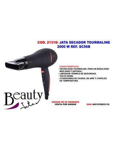 JATA SECADOR TOURMALINE 2.000 W SC56B