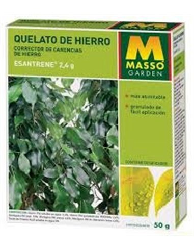 MASSO GARDEN QUELATO HIERRO  CARENCIA HIERRO 50 GR  234078