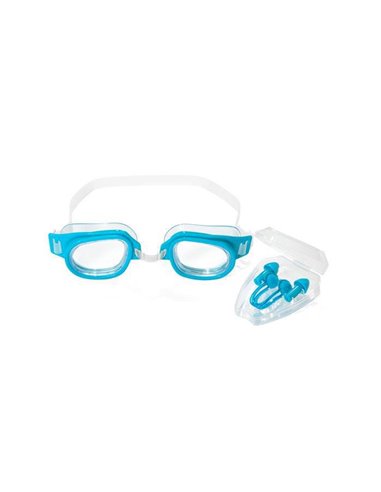 PISCINAS SET NATACION:CLIP NARIZ, TAPONES, GAFAS  26034