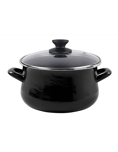 MAGEFESA BLACK OLLA 20 + TAPA CRISTAL INDUC01114708