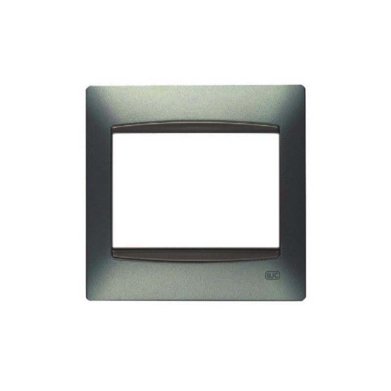 Marco 1 elemento GRIS SOMBRA con embellecedor BJC Coral 21211-GS