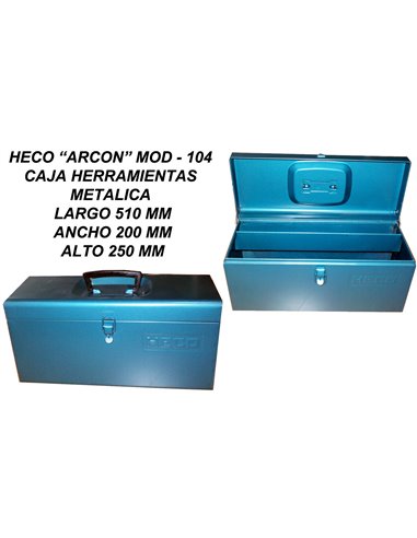 BAJA HECO CAJA HERRAMIENTAS METALICA "ARCON"MOD-104  51x20x25 CM