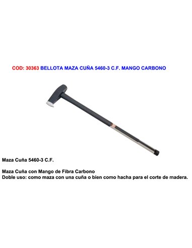 BELLOTA MAZA CU�A 5460-3 C.F. MANGO CARBONO