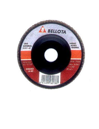 BELLOTA DISCO 50501-  80 LAMINA DESBASTE METAL CORINDON (A)