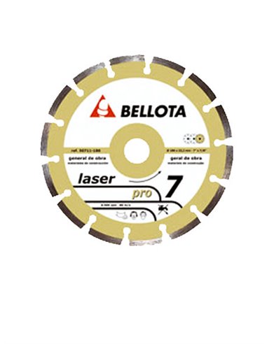 BELLOTA DISCO 50711-115x22,2x7,0MM DIAM.LASER PRO7 BASIC SEGM.