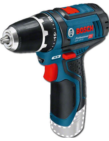 BOSCH PROF. TALADRO ATORN GSR 12V-15+2BAT+BOLSA LI060186810H