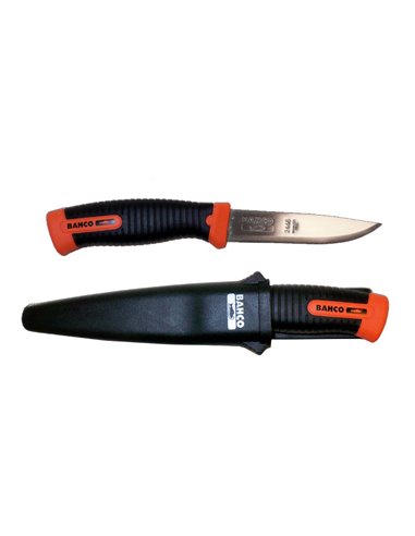 BAHCO CUCHILLO MUL ACERO INOX 220MM HOHADE 100MM+FUNDA 2446