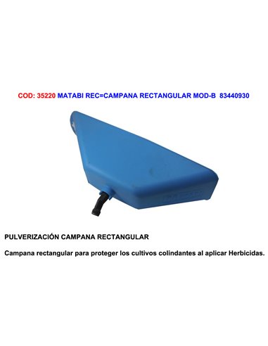 MATABI RECCAMPANA RECTANGULAR MOD-B  83440930 (83440871)