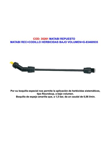 MATABI RECCODILLO HERBICIDAS BAJO VOLUMEN83460935