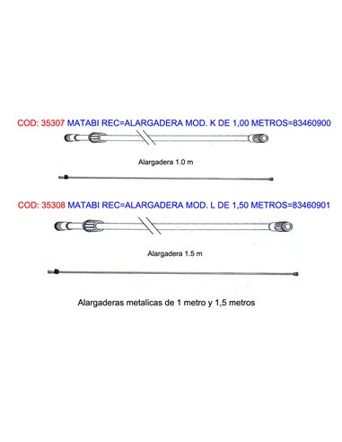 MATABI RECALARGADERA MOD. K DE 1,00 METROS83460871