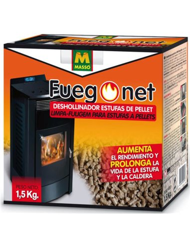 MASSO FUEGONET DESHOLLINADOR EN PELLET ENVASE 1500 GR231296