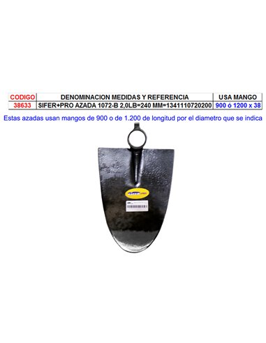 SIFER+PRO AZADA 1072-B 2,0LB240 MM1341110720200