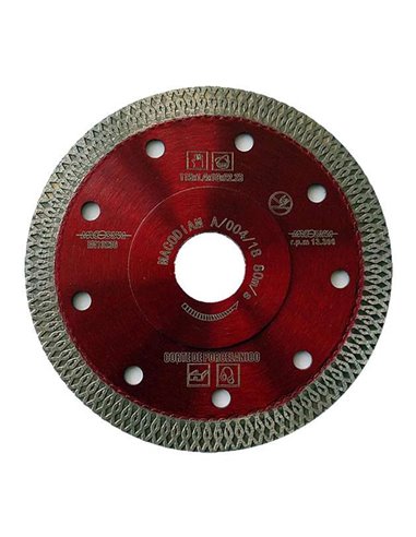 DISCO DIAMANTE PORCELANICO TURBOPRO 230�X22x1.8mmMA68P-10