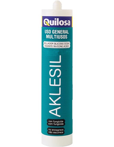 QUILOSA AKLESIL SILICONA ACIDA ANTIMOHO TRANSLUC. 280ML10043781