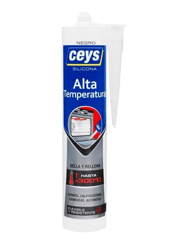 CEYS SELLACEYS SILICONA ALTA TEMPERATURA NEGRO 280ML506038