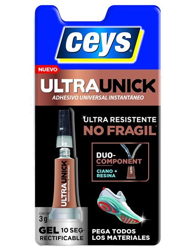 CEYS ADHESIVO INSTANTANEO ULTRAUNICK GEL 3 GR504286