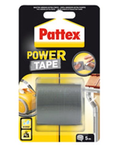 HENKEL POWER TAPE CINTA ADH.50x. 5 MT GRIS BLISTER1659547